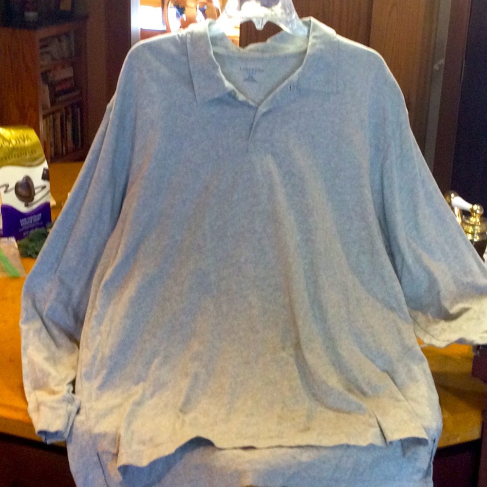 Lands’ End, xxl, ls, grey pullover